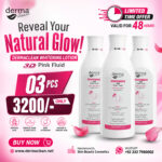 Dermaclean 3D Pink Fluid Whitening Lotion Bundle (3 Bottles) – Limited Time Offer
